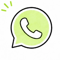 Ilustrasi gelembung chat WhatsApp